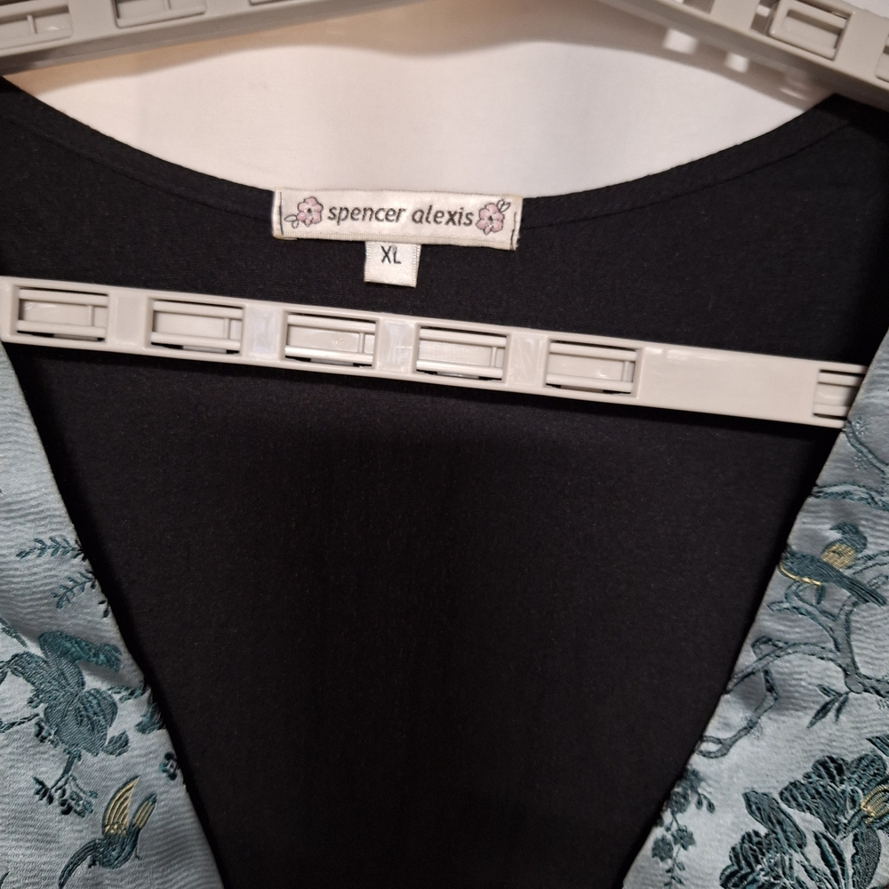 Artisan Crafted Floral Patchwork Blouse/ Cardigan - image 5